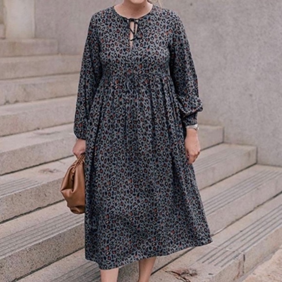 GRACE ATWOOD THE DROP Midi Dress - Picture 1 of 13